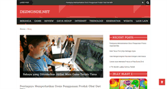 Desktop Screenshot of dezmonde.net