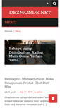 Mobile Screenshot of dezmonde.net